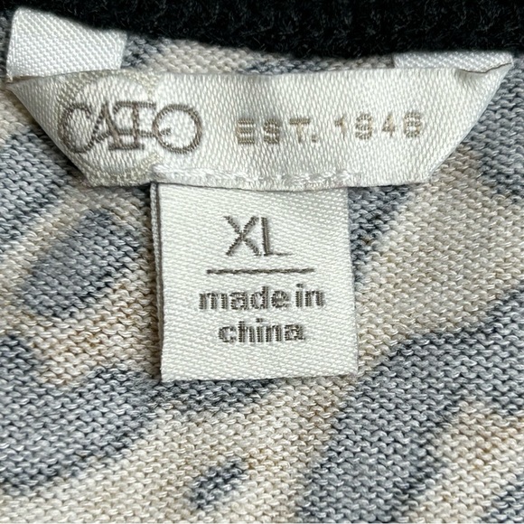 Cato XL Sleeveless Leopard Print Tank Top - Picture 7 of 8